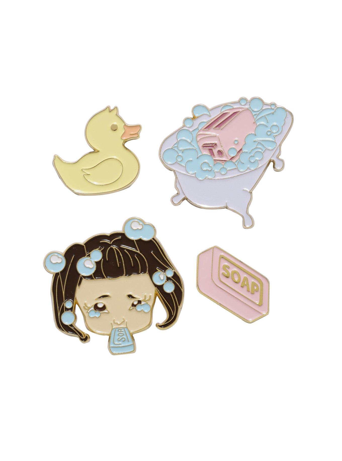 Melanie Martinez Soap Cry Baby Enamel Pin Set, , hi-res