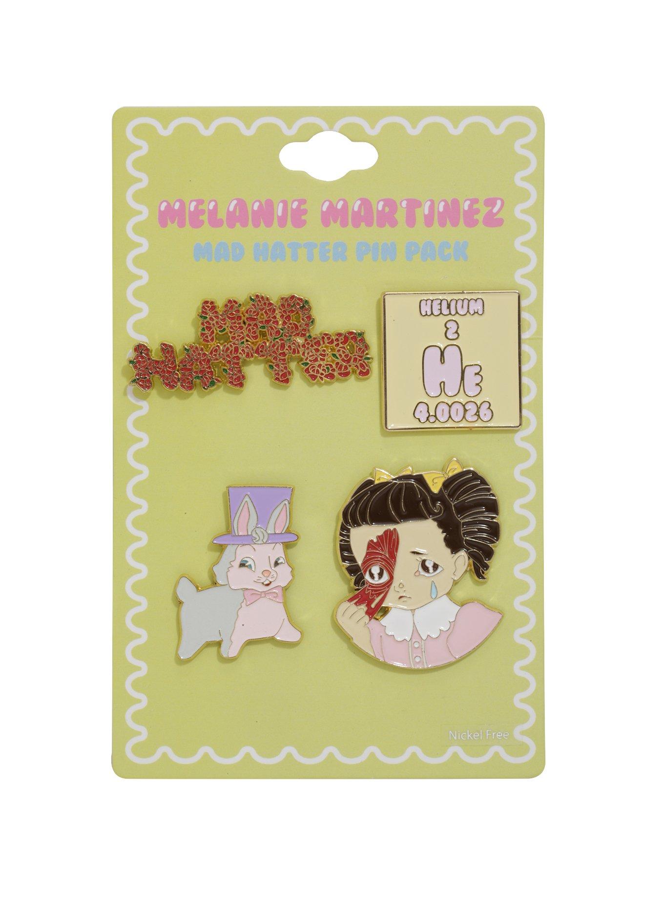 Melanie Martinez Mad Hatter Cry Baby Enamel Pin Set, , hi-res