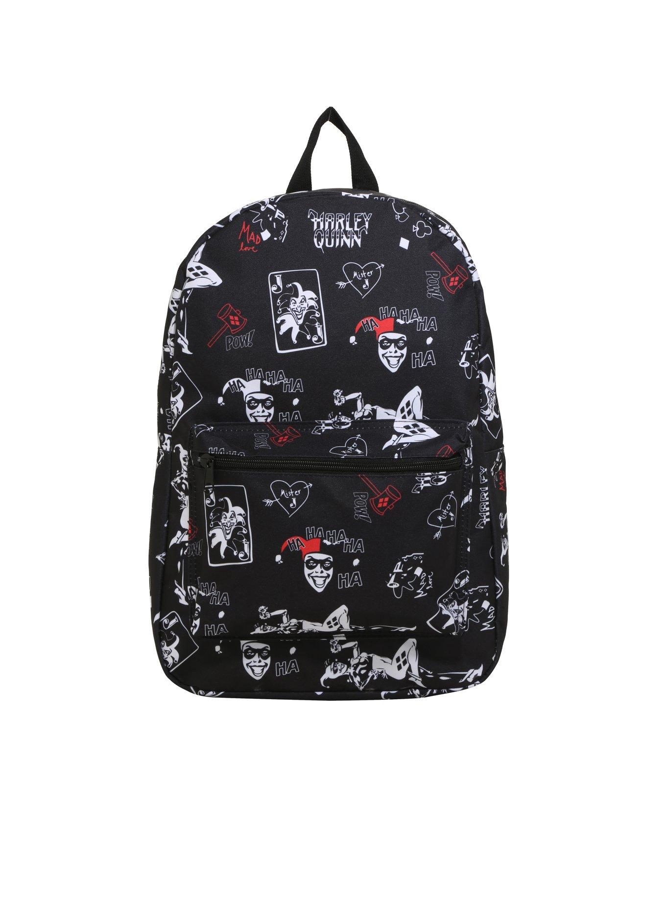 DC Comics Harley Quinn Toss Print Backpack | Hot Topic