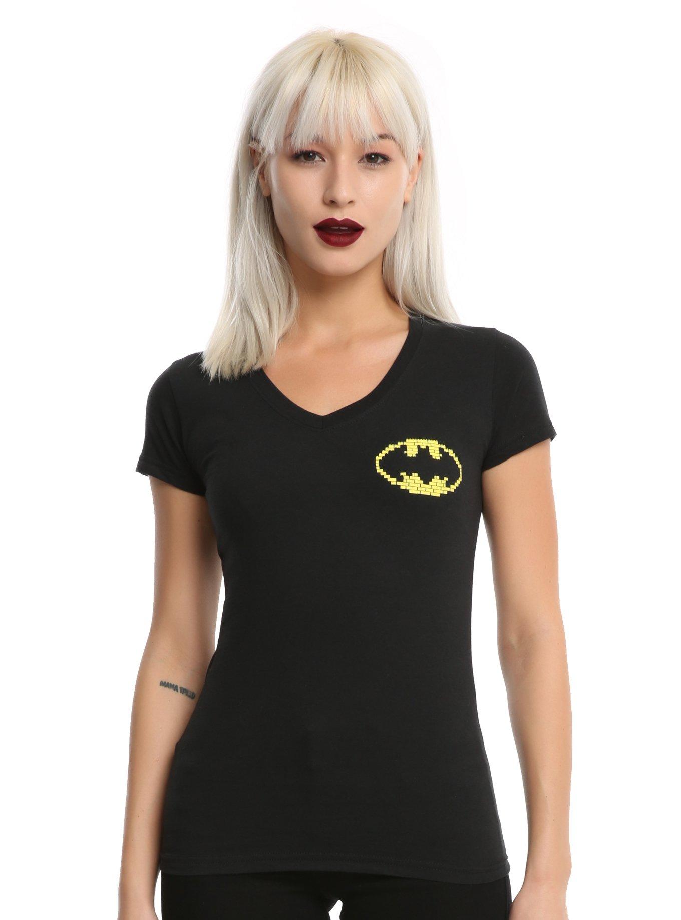 Batman logo t shirt girls best sale