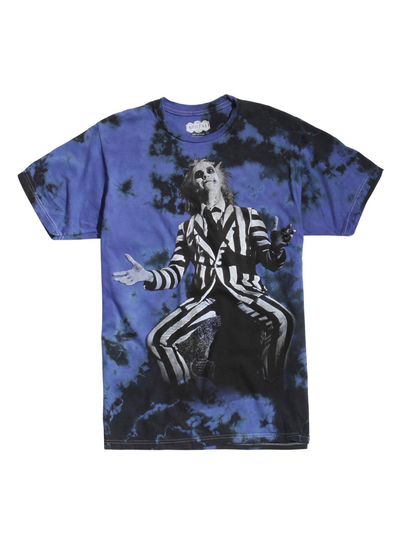 Beetlejuice Character Tie Dye T-Shirt | Hot Topic