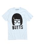 Bob's Burgers Tina Butts Silhouette T-Shirt, BABY BLUE, hi-res