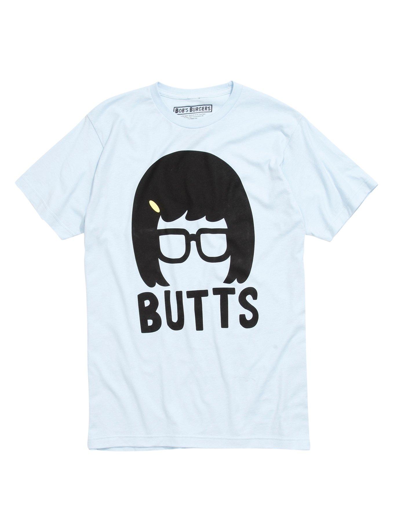 Bob's Burgers Tina Butts Silhouette T-Shirt, BABY BLUE, hi-res