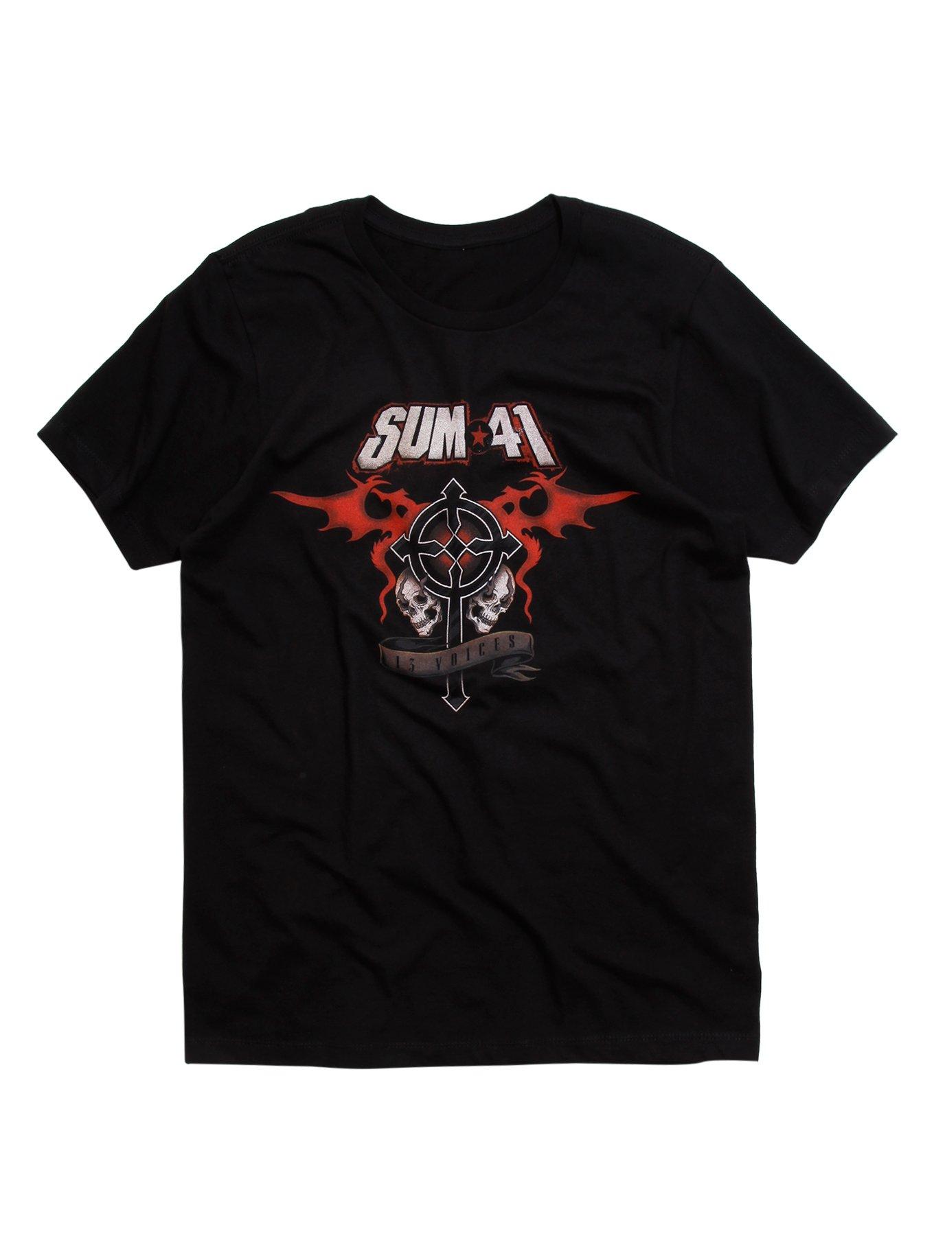 Sum 41 13 Voices T-Shirt, BLACK, hi-res