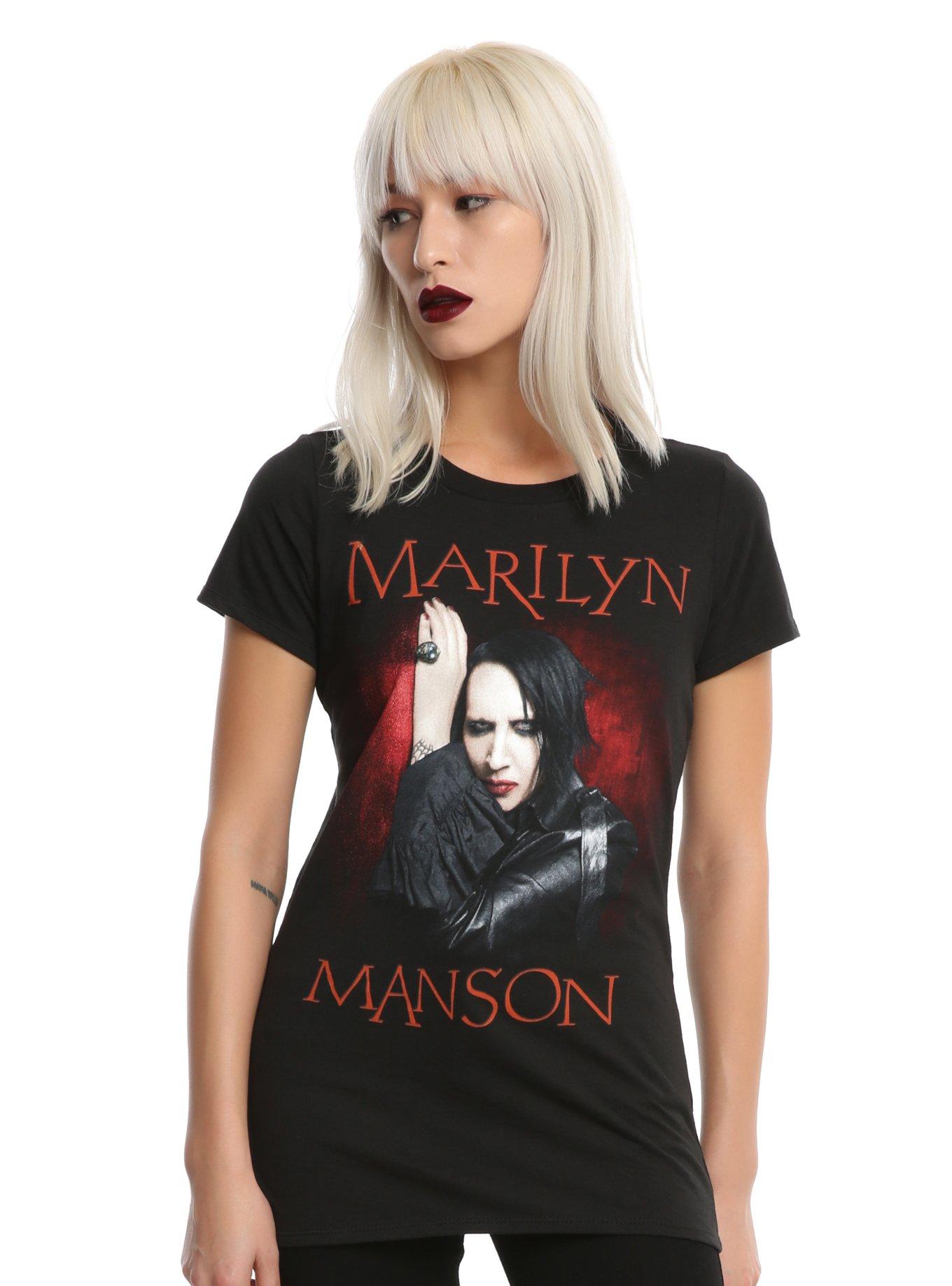 Hot topic 2025 marilyn manson shirt