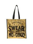 Harry Potter Solemnly Swear Gold Reusable Tote, , hi-res