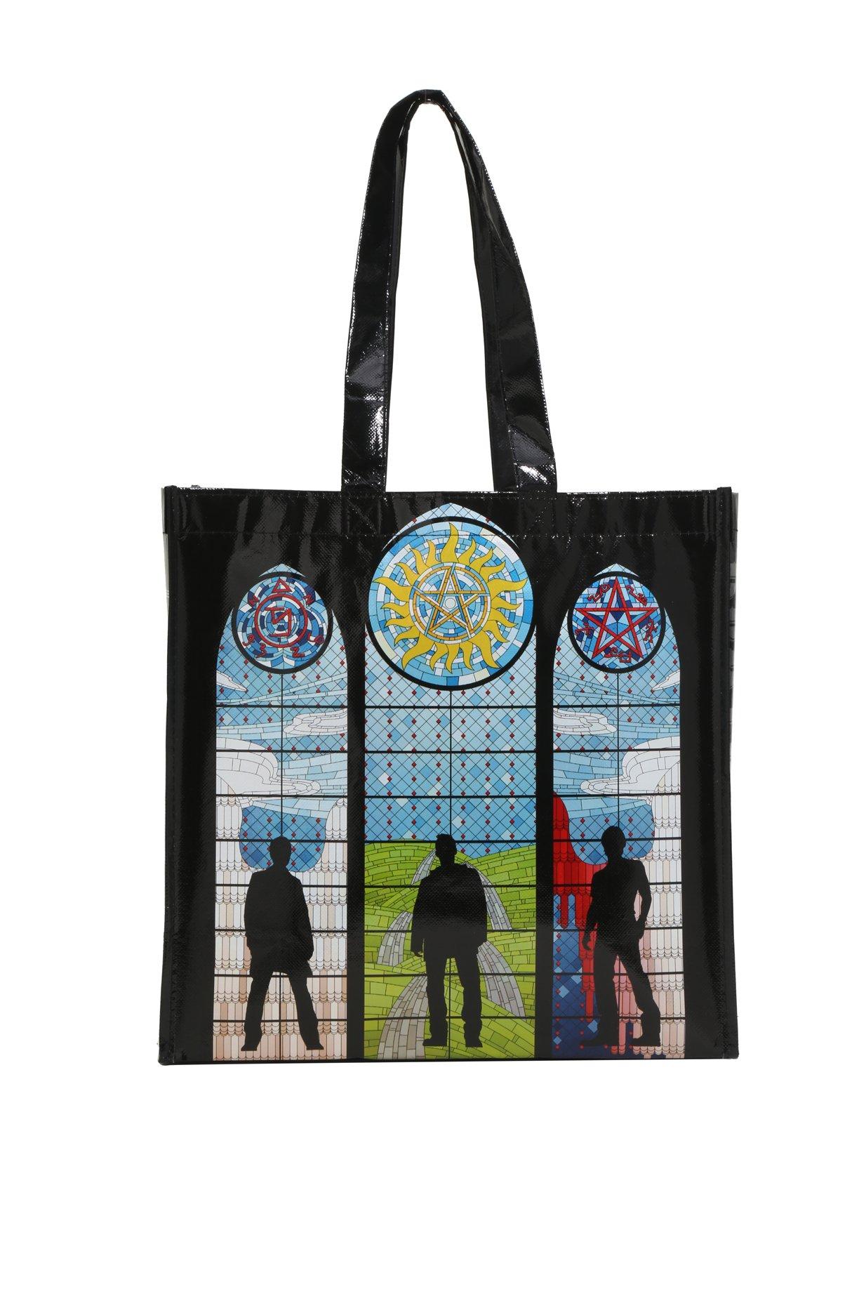 Supernatural Stained Glass Reusable Tote, , hi-res