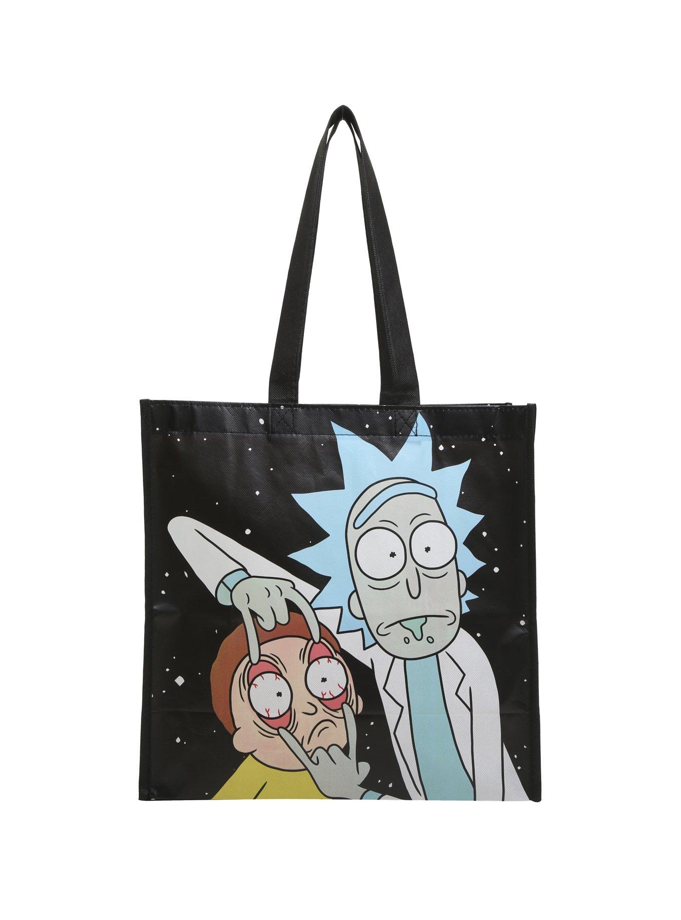 Rick And Morty Open Eyes Reusable Tote, , hi-res