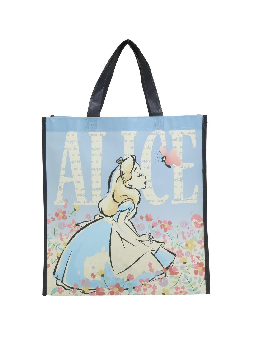 Loungefly Disney Alice In Wonderland Floral Butterfly Reusable Tote, , hi-res