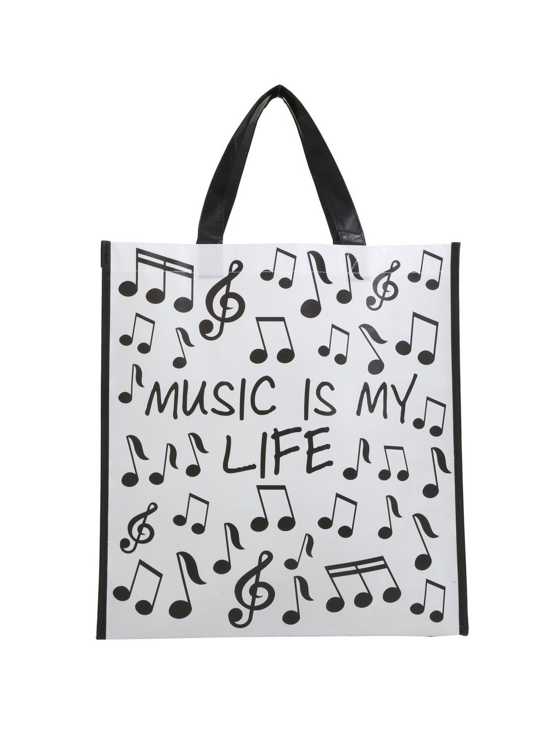 Loungefly Music Is My Life Reusable Tote, , hi-res