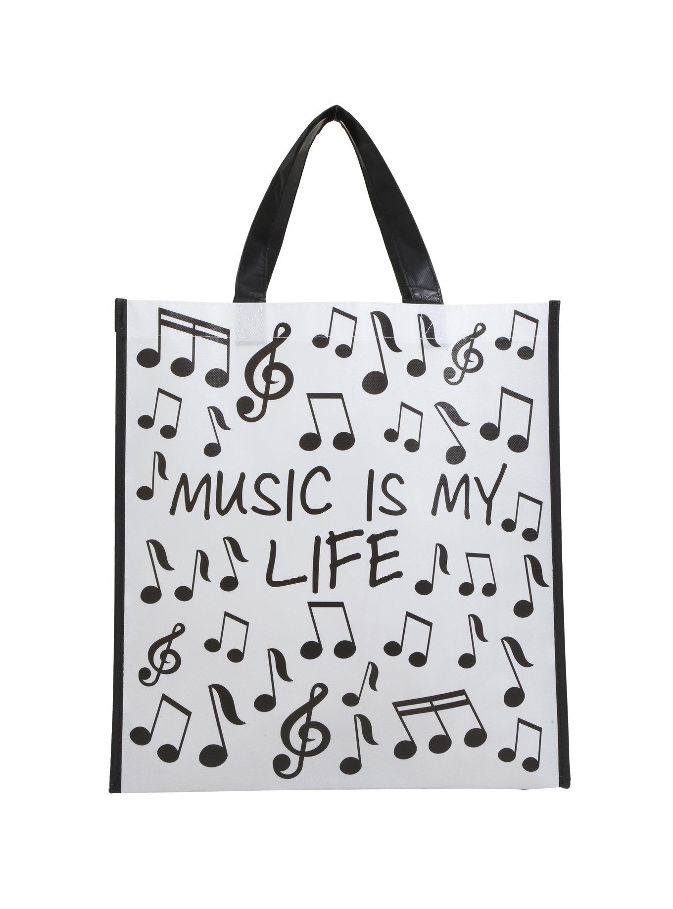 Loungefly Music Is My Life Reusable Tote, , hi-res