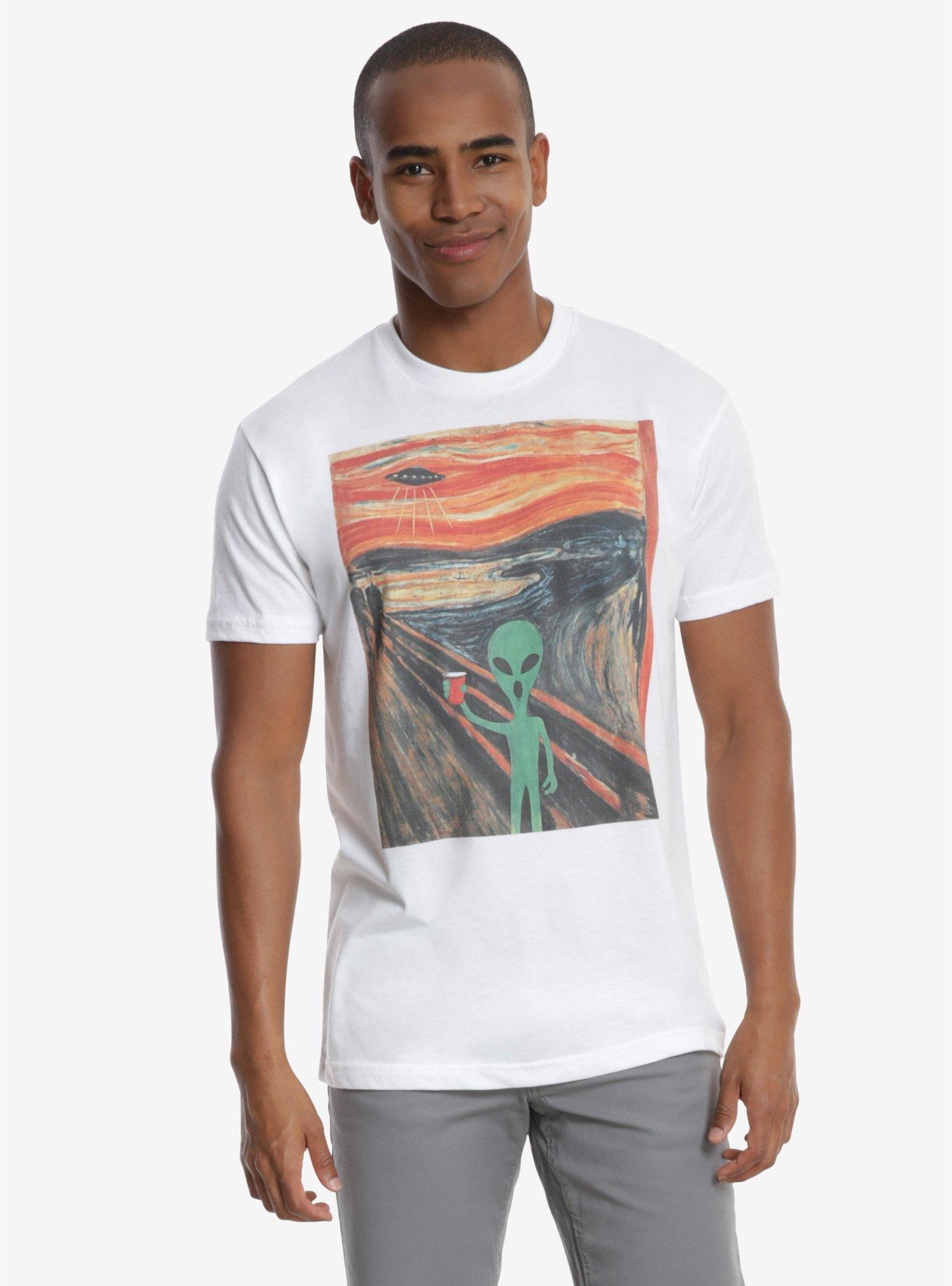 Riot Society Scream Party Crasher T-Shirt, WHITE, hi-res