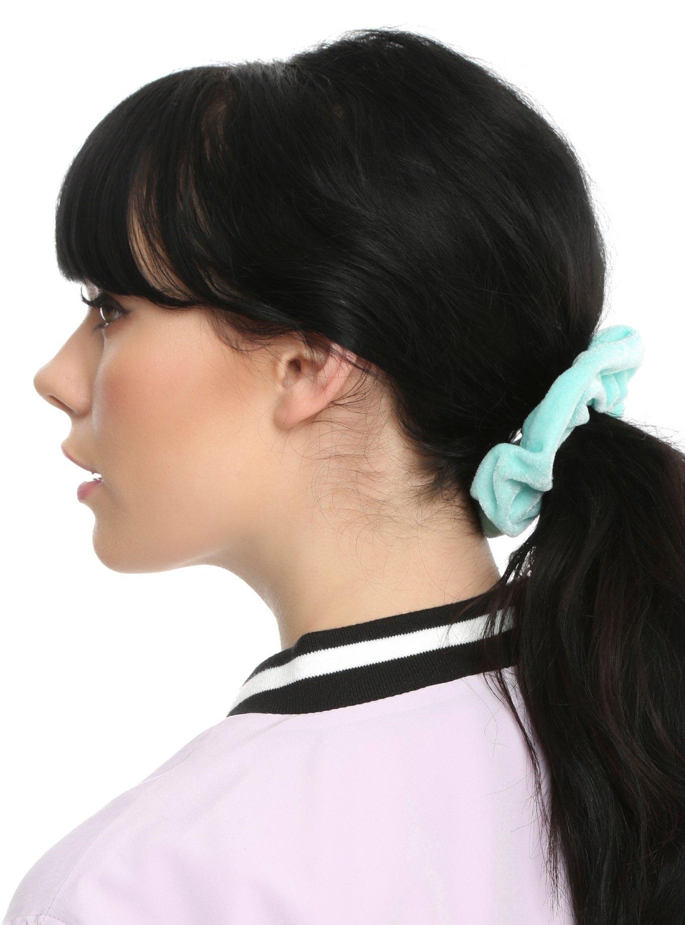 Pastel Velvet Scrunchie Set, , hi-res