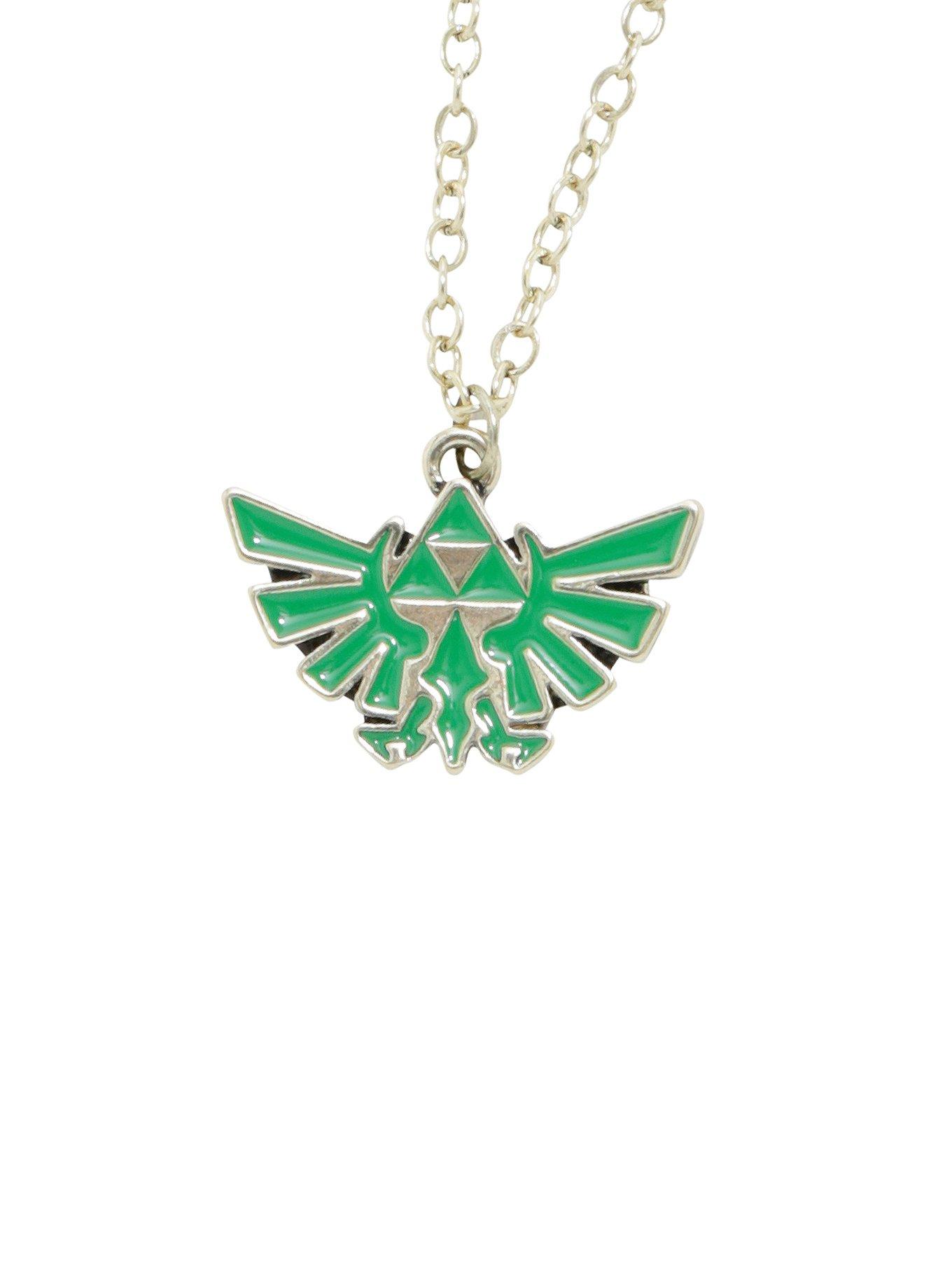 The Legend Of Zelda Triforce Charm Necklace, , hi-res