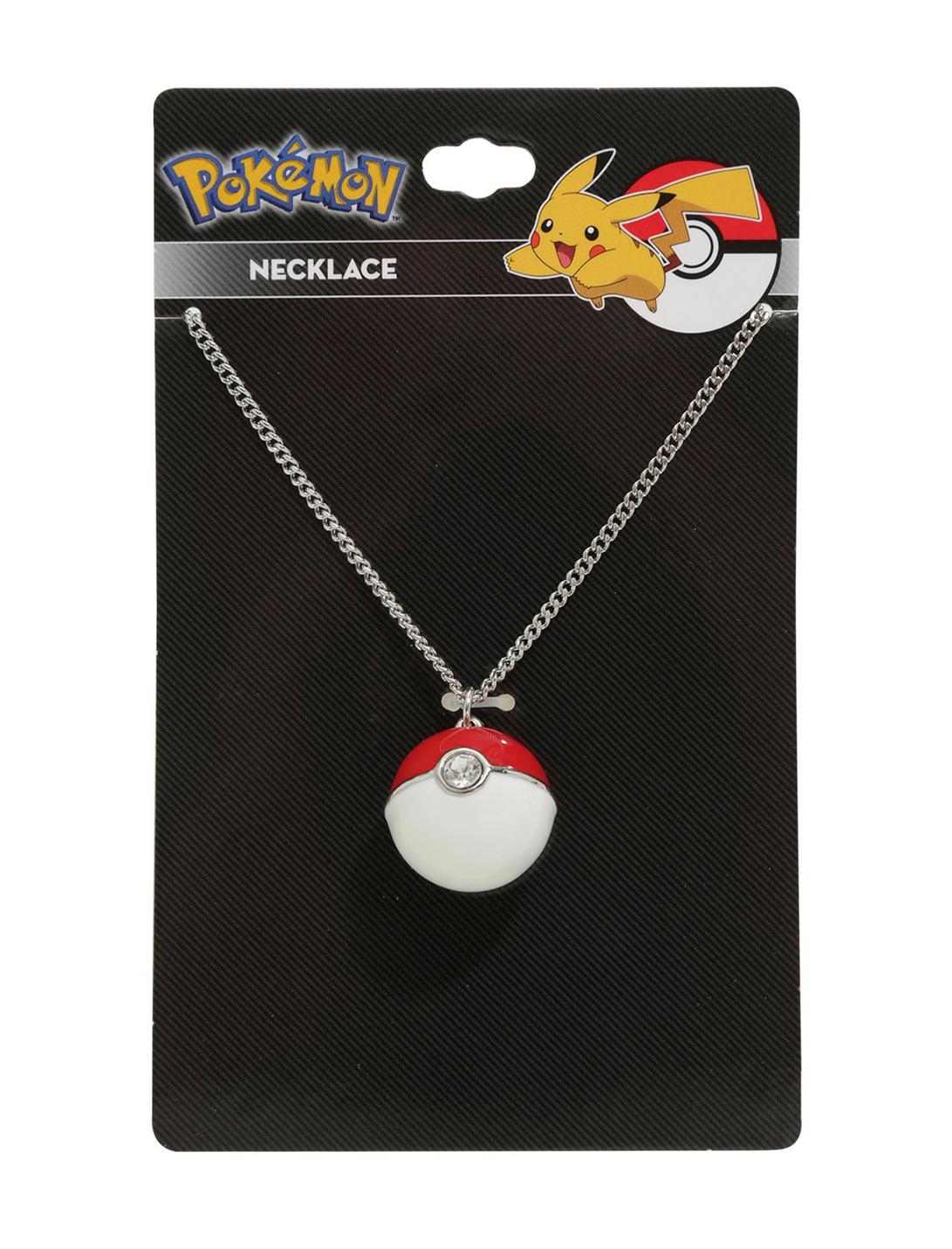 Pokemon Poke Ball Bling Charm Necklace, , hi-res