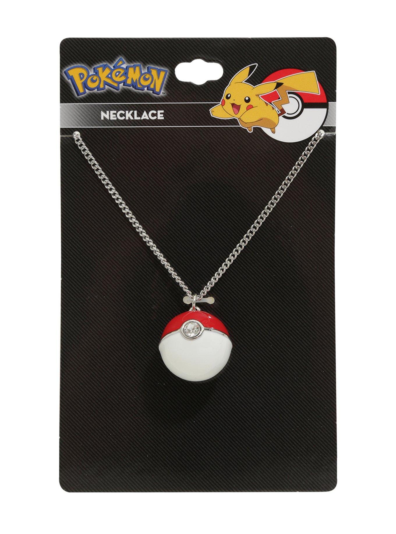 Pokemon Poke Ball Bling Charm Necklace, , hi-res