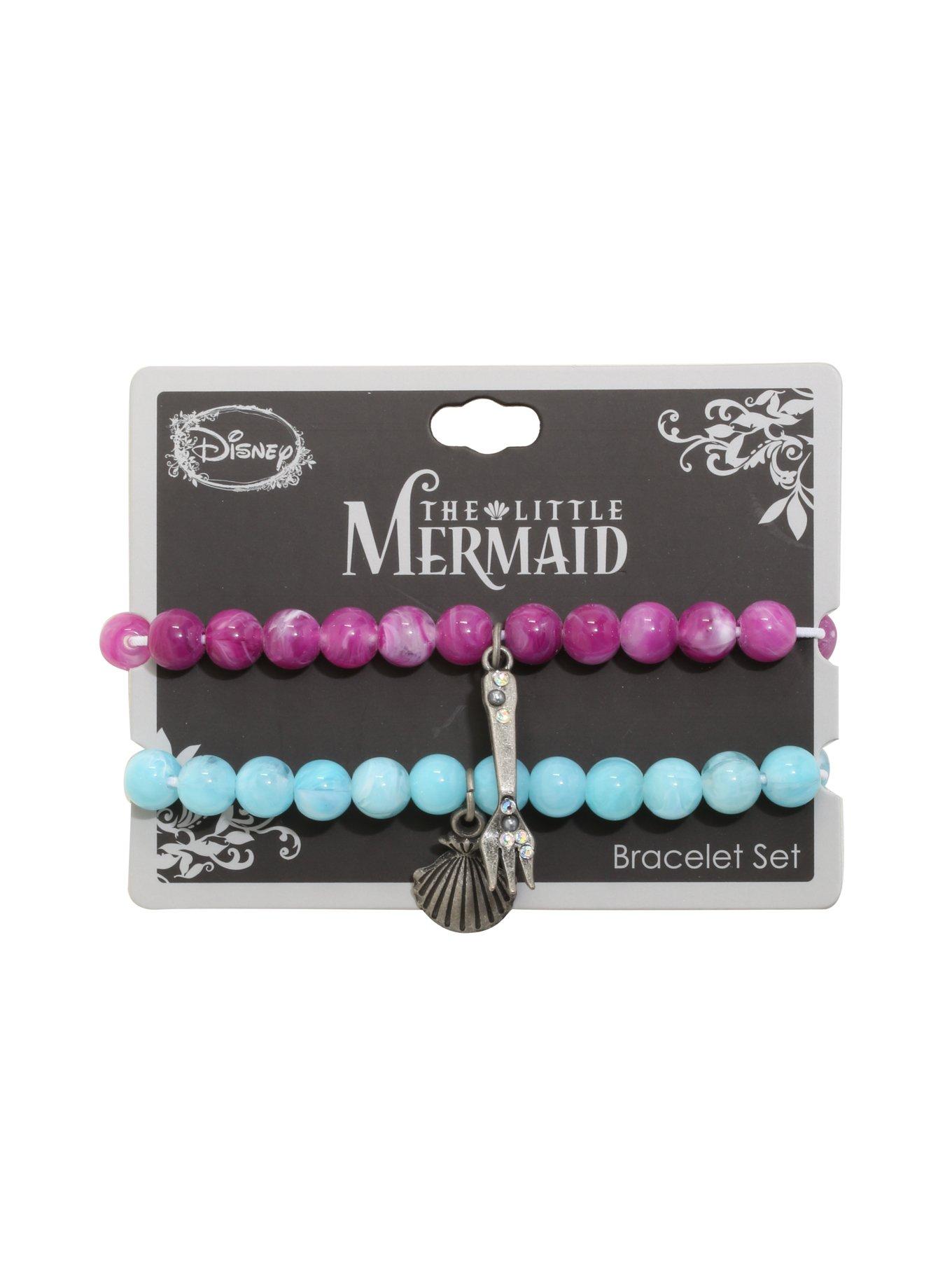 Disney The Little Mermaid Beaded Stretch Bracelet Set, , hi-res