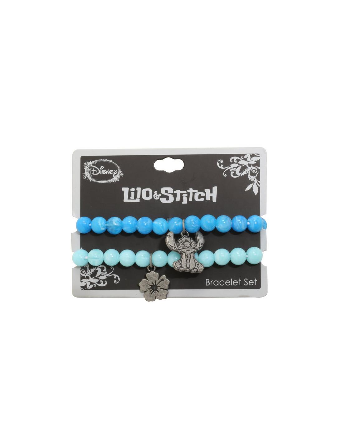 Disney Lilo & Stitch Beaded Stretch Bracelet Set, , hi-res