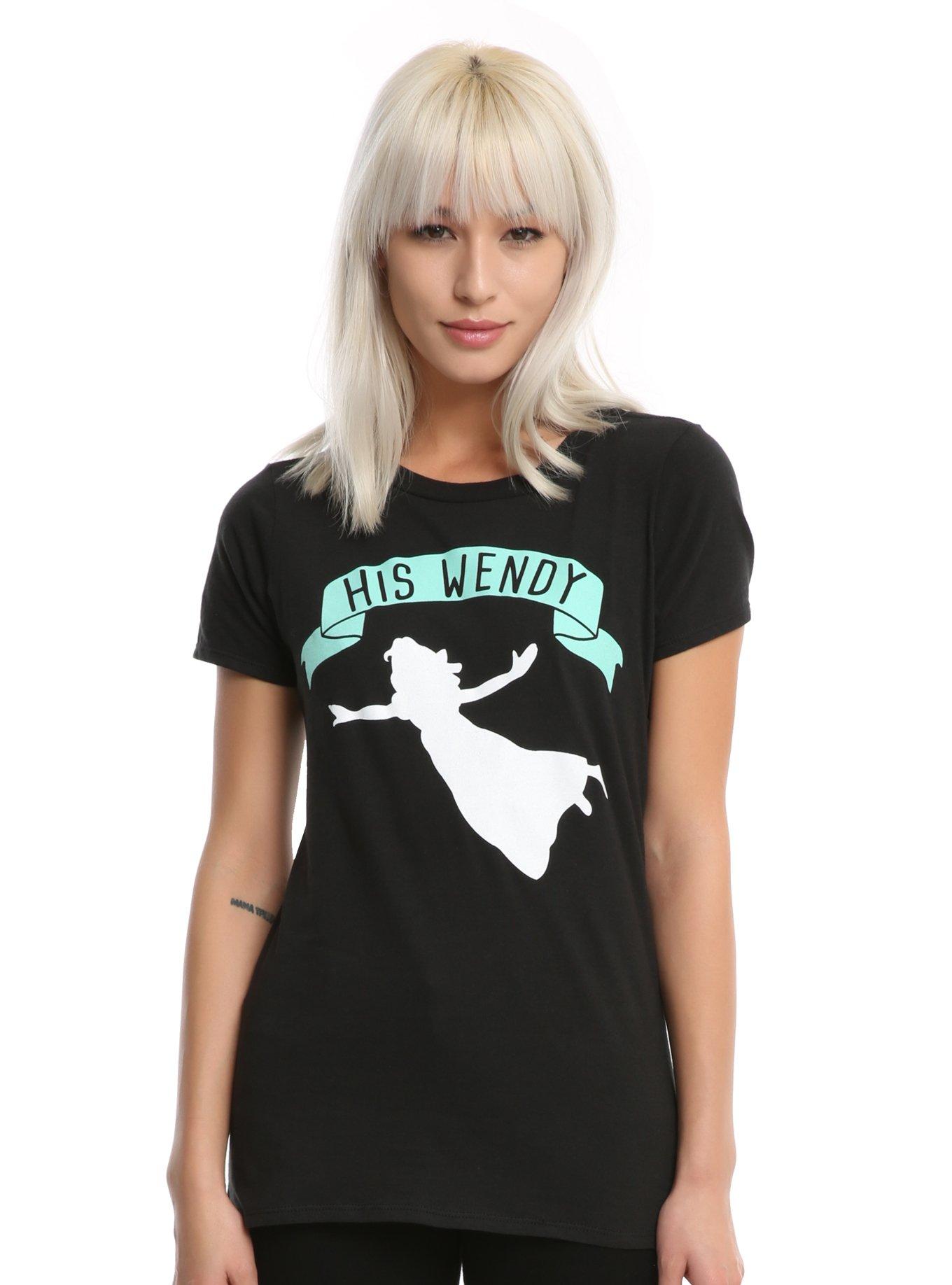 Disney Peter Pan His Wendy Girls T-Shirt, BLACK, hi-res