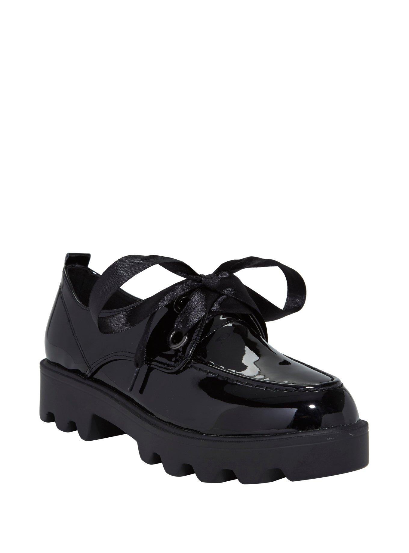 Black Patent Platform Creepers Hot Topic