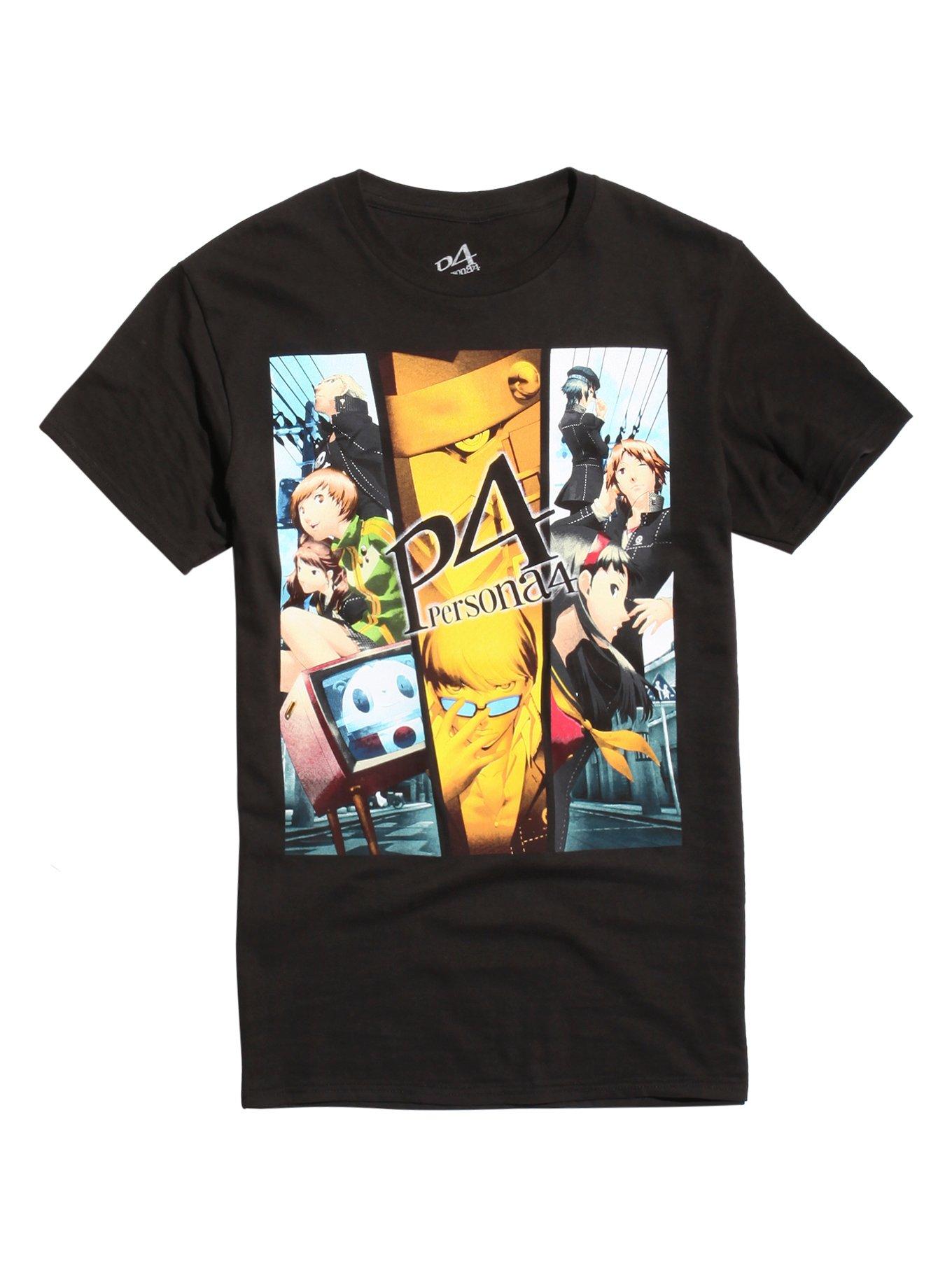 Persona 4 Cover Art T-Shirt, BLACK, hi-res