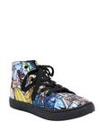 Disney Beauty And The Beast Stained Glass Hi-Top Sneakers, MULTI, hi-res