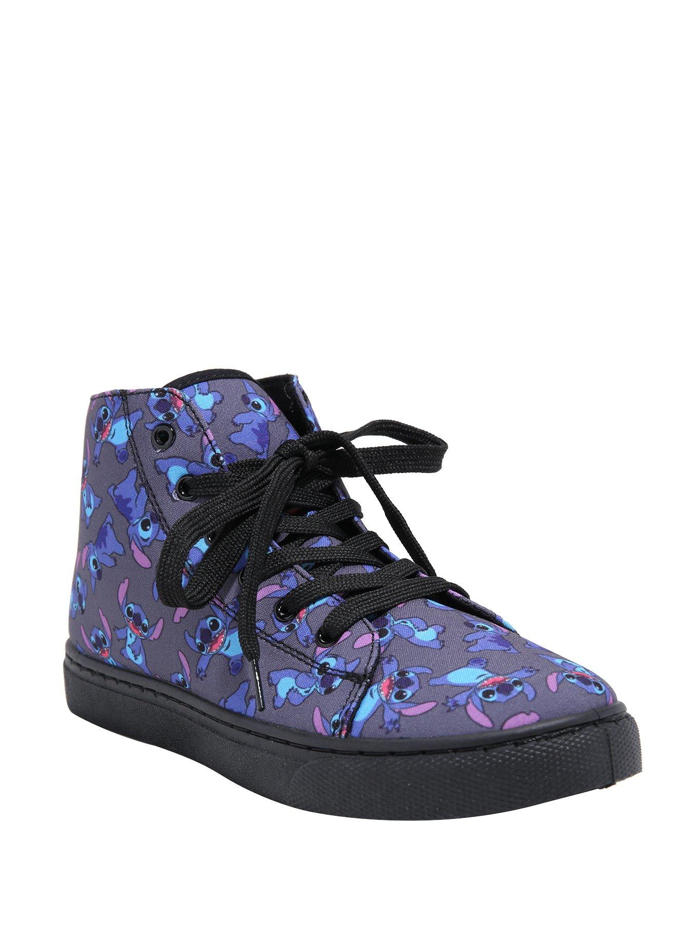 Disney Lilo & Stitch Allover Print Hi-Top Sneakers, MULTI, hi-res