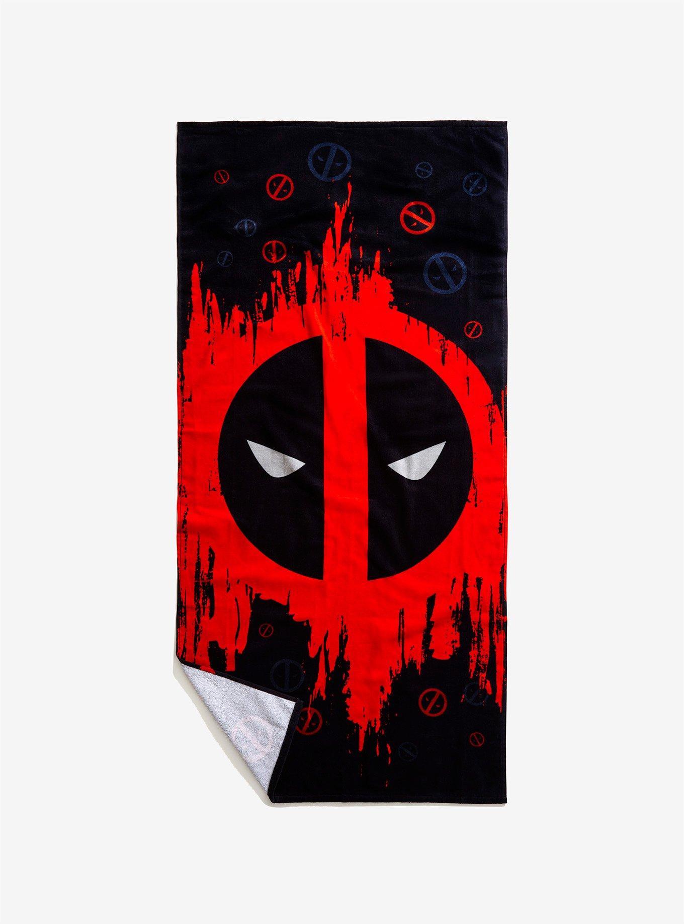 Marvel Deadpool Logo Towel | BoxLunch