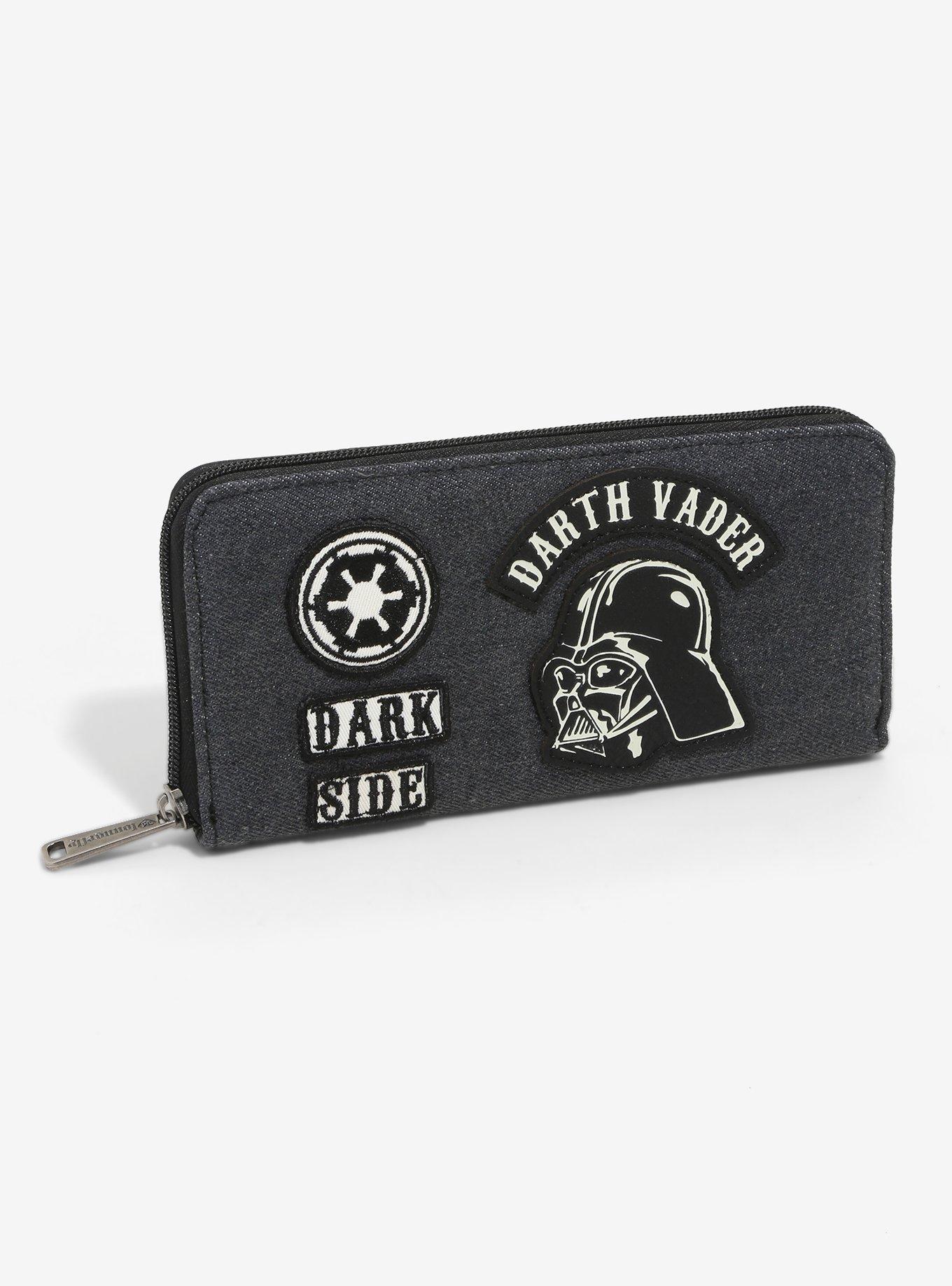 Loungefly Star Wars Darth Vader Galactic Denim Wallet, , hi-res