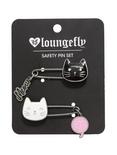 Loungefly Cat Safety Pin Set, , hi-res