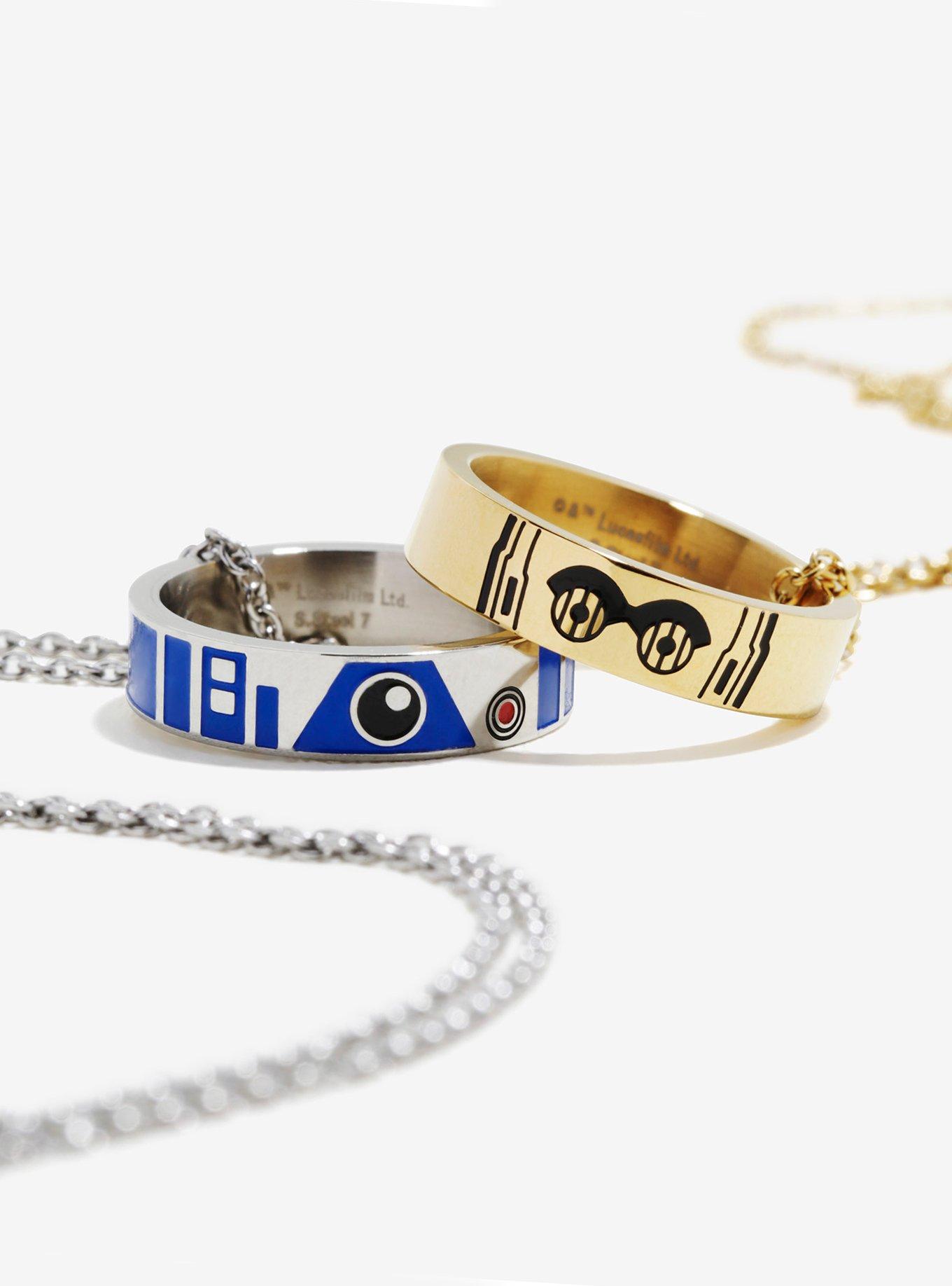 Star Wars Droid Best Friend Ring & Necklace Set, , hi-res