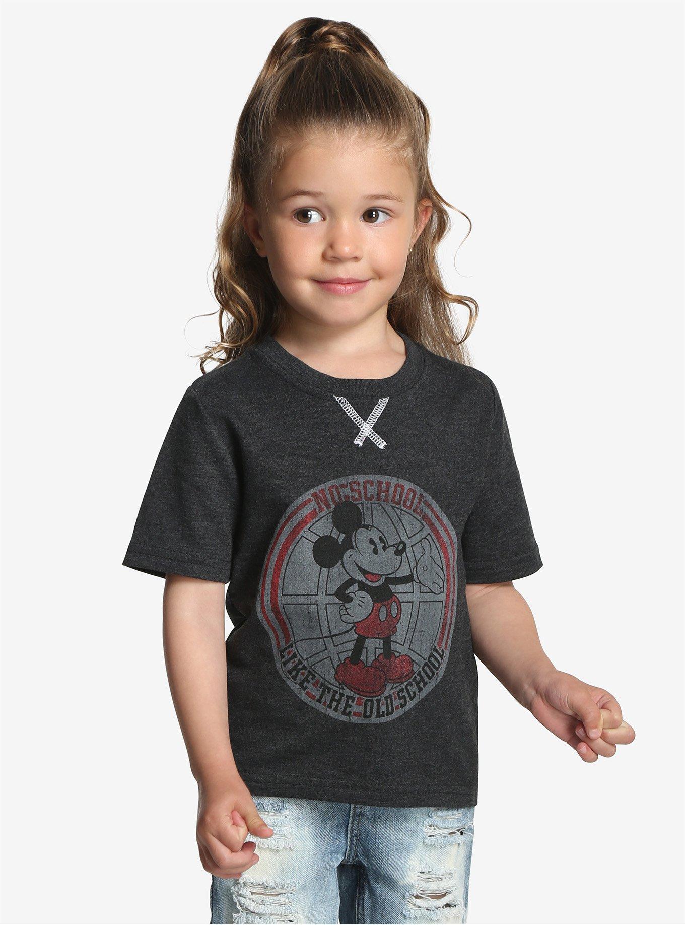 Disney Mickey Mouse Old School Toddler Tee, CHARCOAL, hi-res