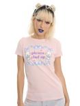 Kitten Pixel Please Shut Up Girls T-shirt, LIGHT PINK, hi-res