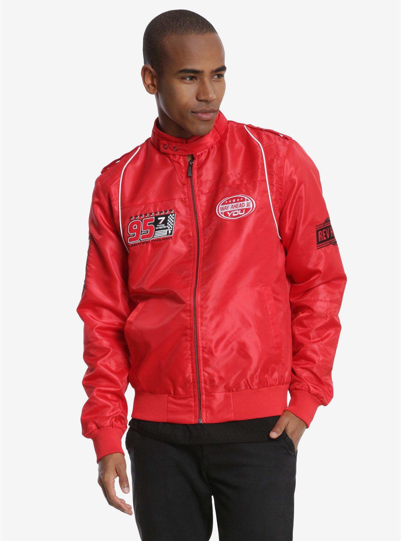 Members Only Men's Original Iconic Racer Jacket Red