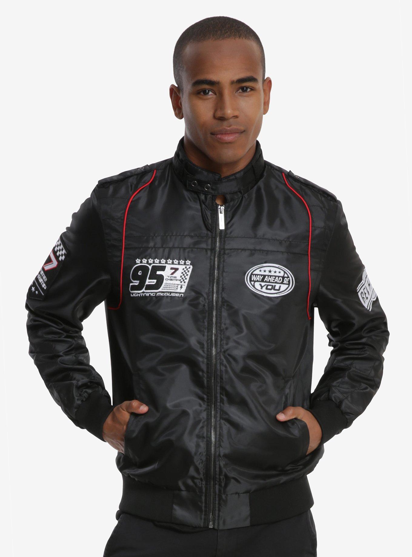 Members Only Disney Pixar Cars Black Racer Jacket, BLACK, hi-res