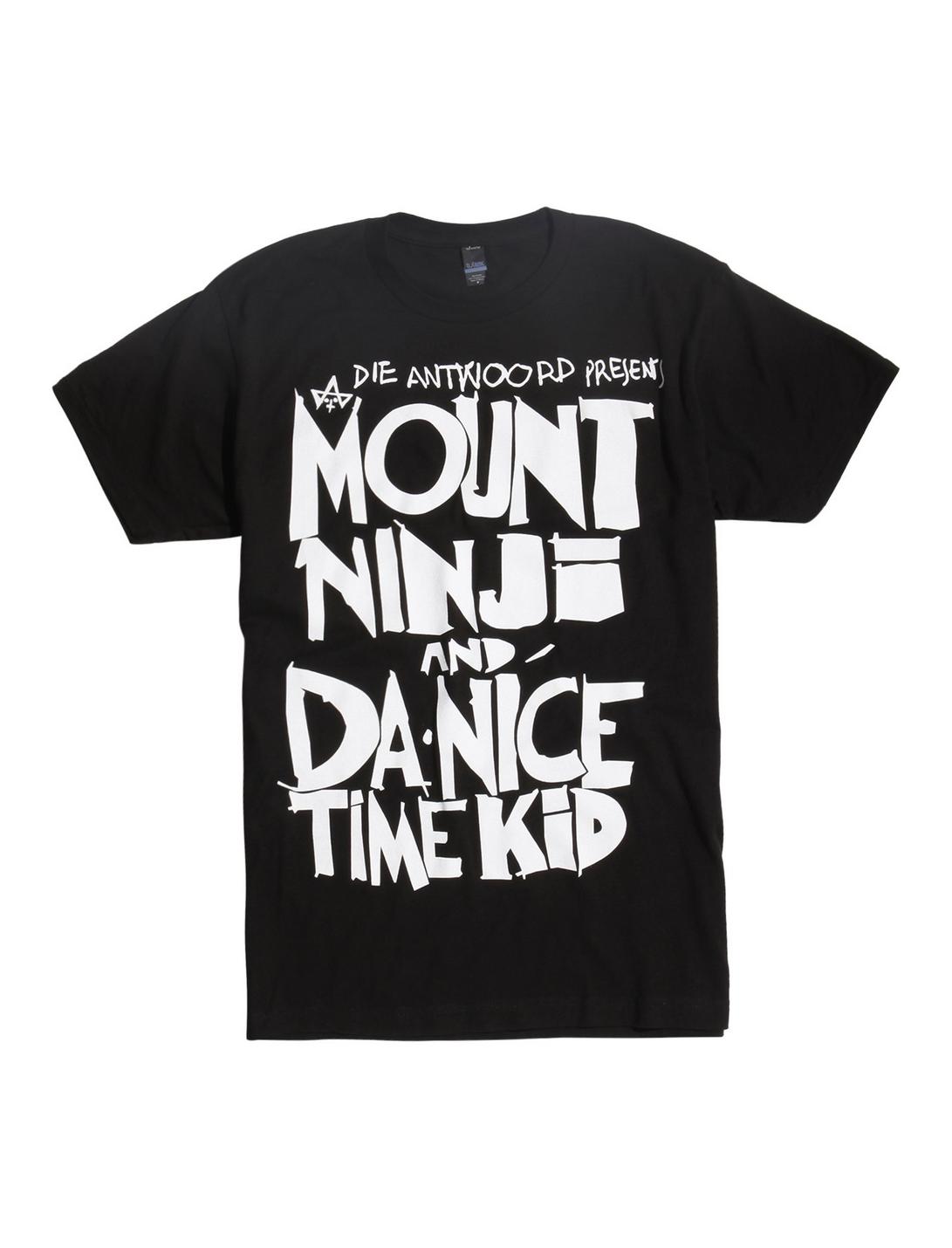 Die Antwooord Mount Ninja And Da Nice Time Kid T-Shirt, BLACK, hi-res
