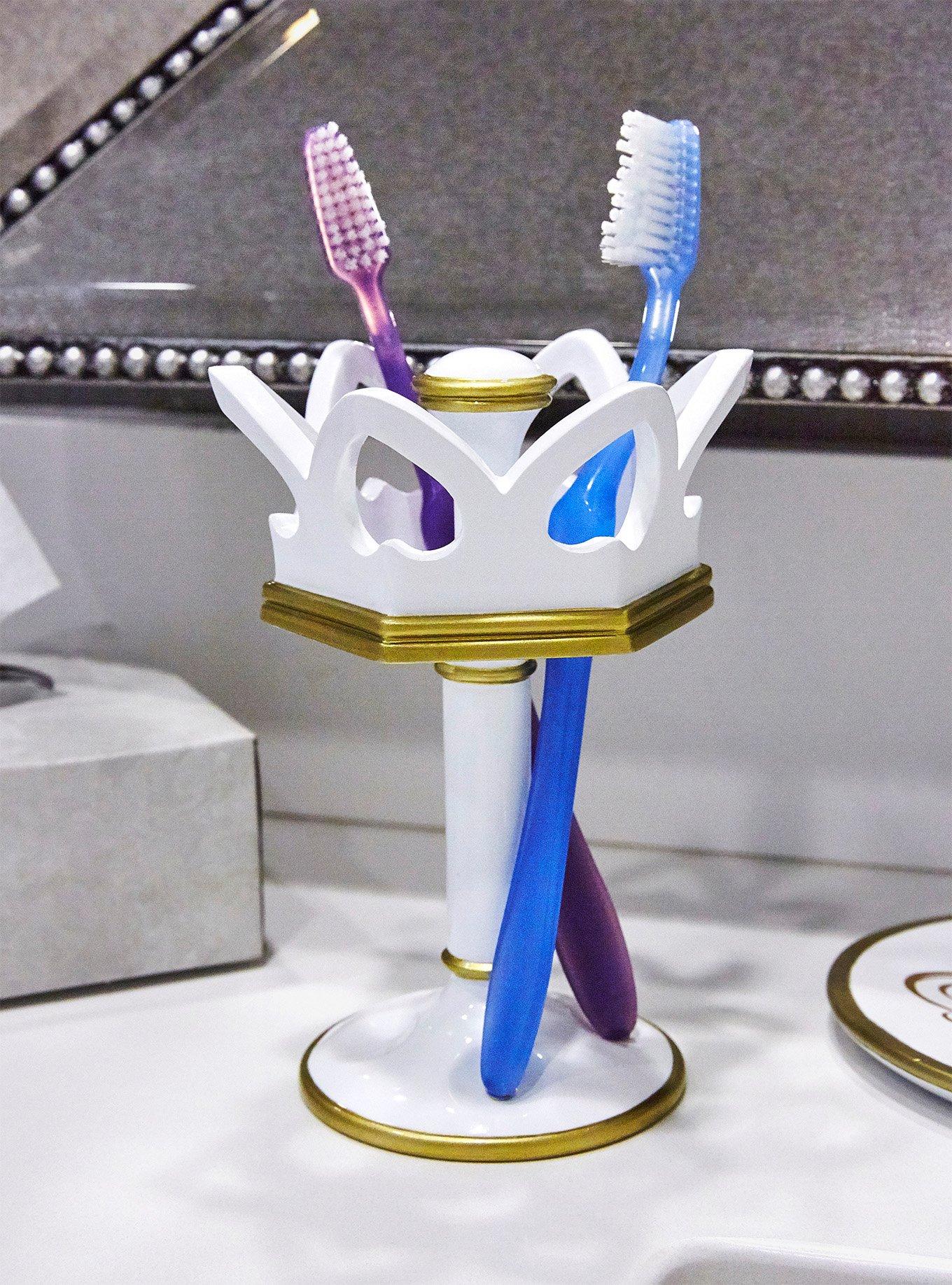 Disney Beauty And The Beast Golden Toothbrush Holder, , hi-res