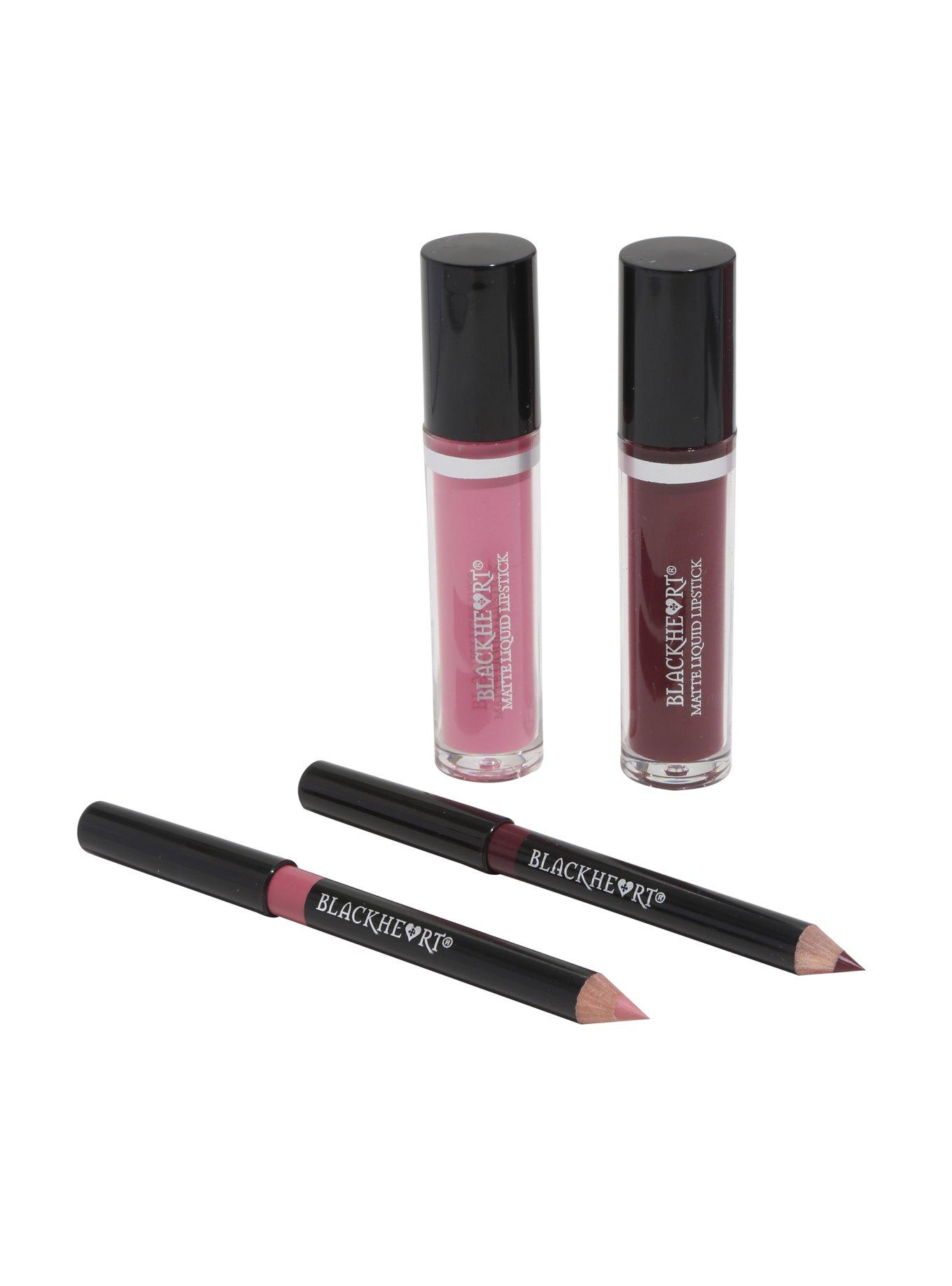 Blackheart Beauty Mauve & Wine Ombre Lip Kit, , hi-res
