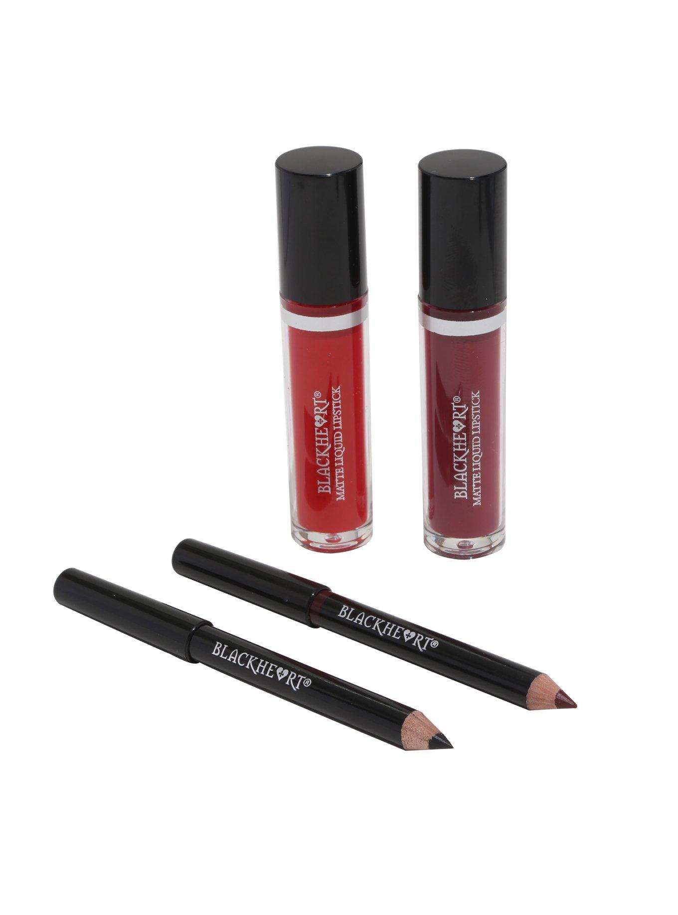 Blackheart Beauty Red & Burgundy Dramatic Ombre Lip Kit, , hi-res