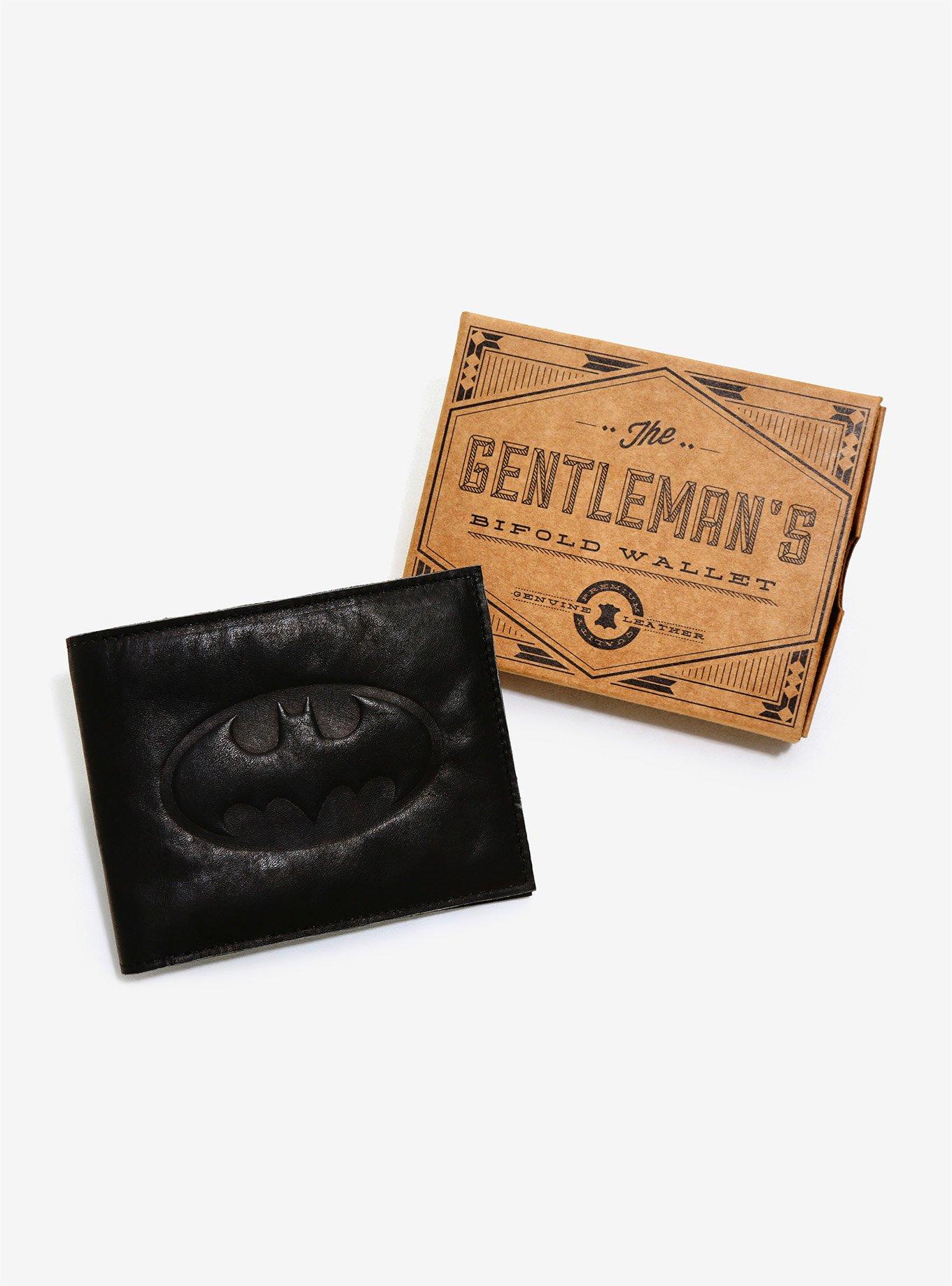 DC Comics Batman Genuine Leather Bi-Fold Wallet, , hi-res