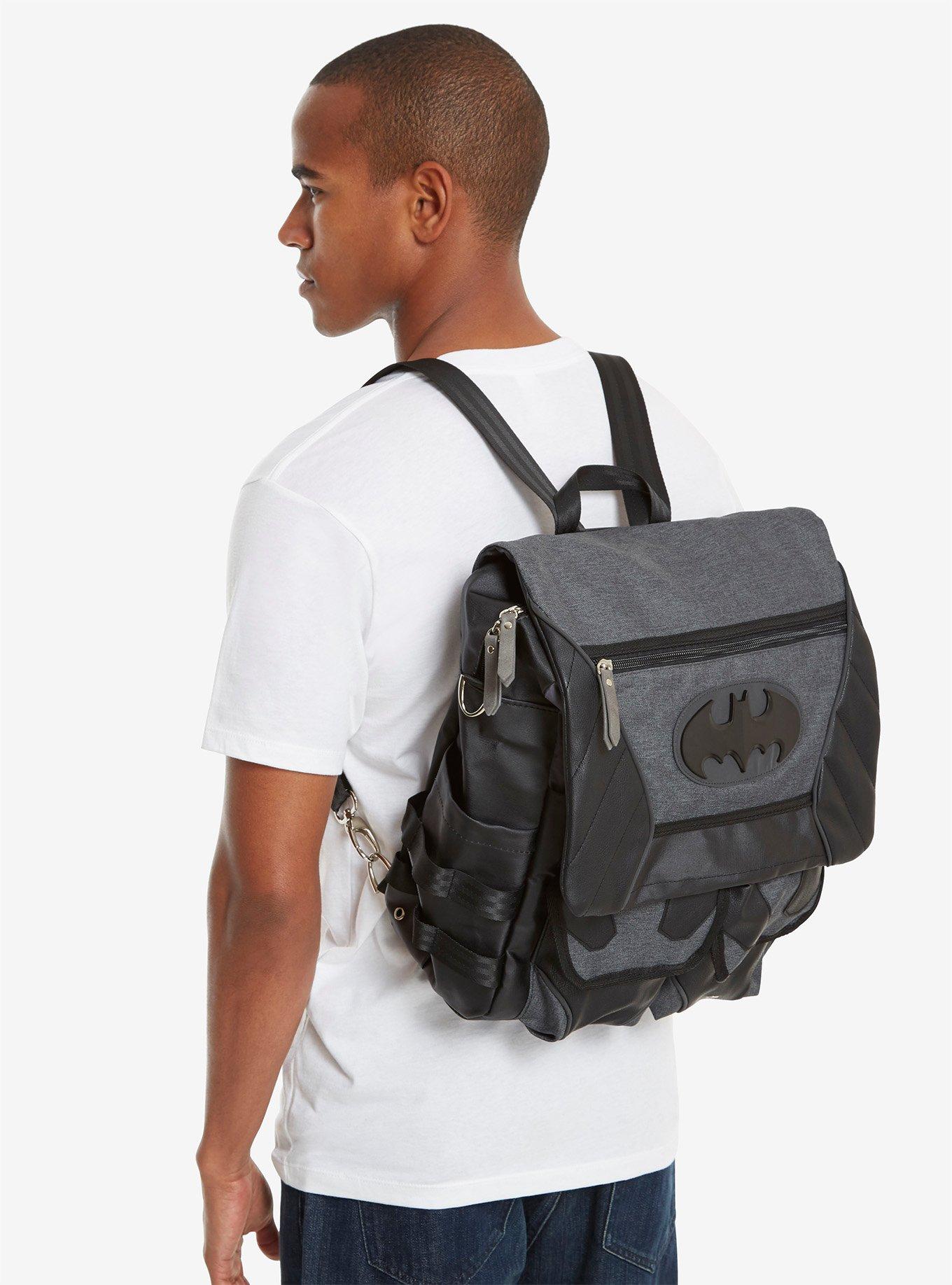 Batman leather backpack hotsell