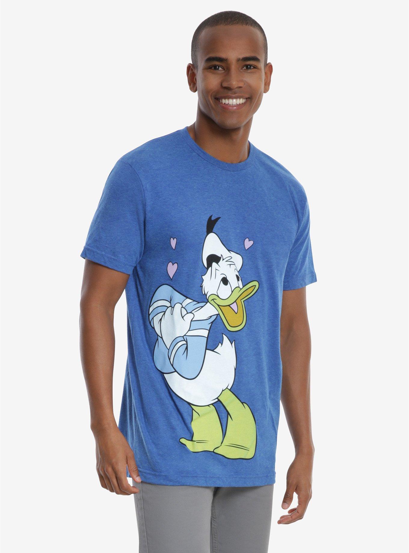 Disney Donald Duck Hearts T-Shirt, BLUE, hi-res