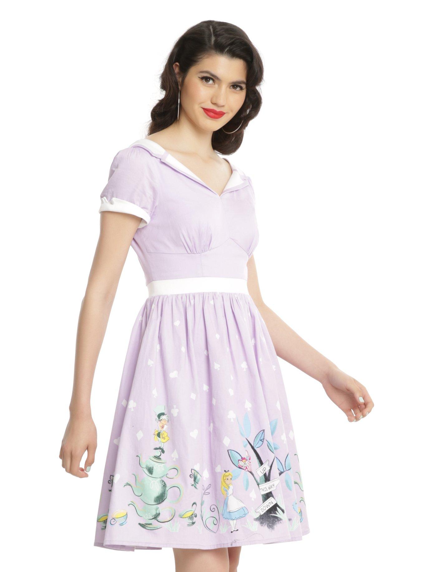 Disney Alice In Wonderland Tea Party Retro Dress