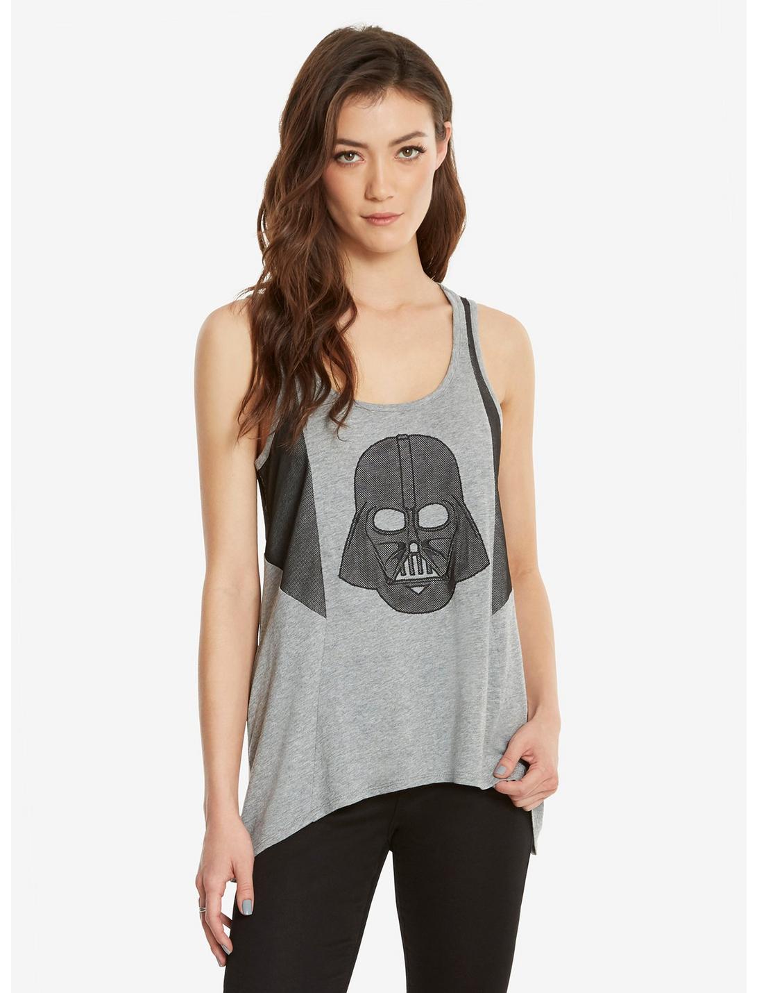 Her Universe Star Wars Lack Of Faith Womens Tank Top, GREY, hi-res