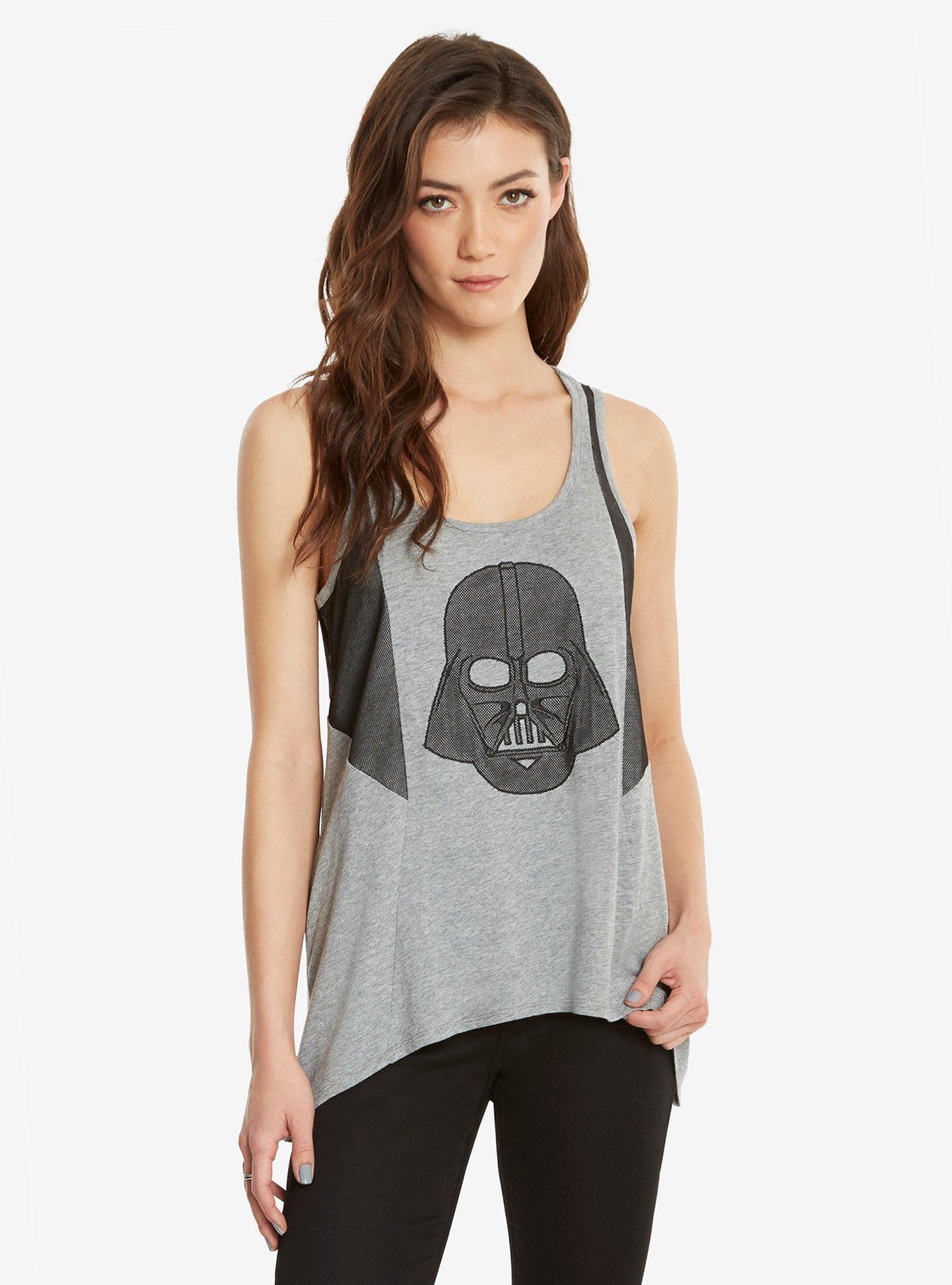 Her Universe Star Wars Lack Of Faith Womens Tank Top, GREY, hi-res