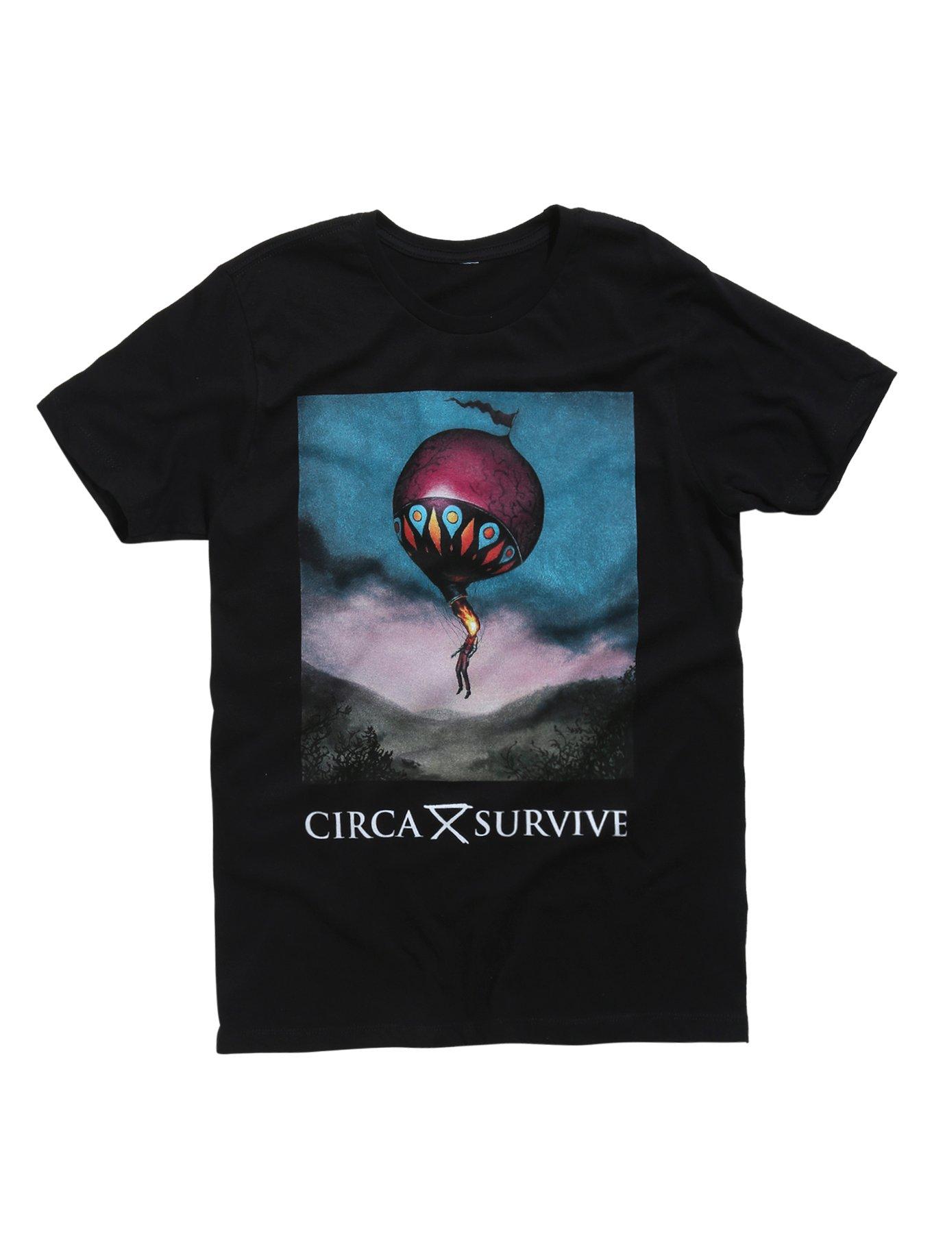 Circa Survive On Letting Go T-Shirt, BLACK, hi-res