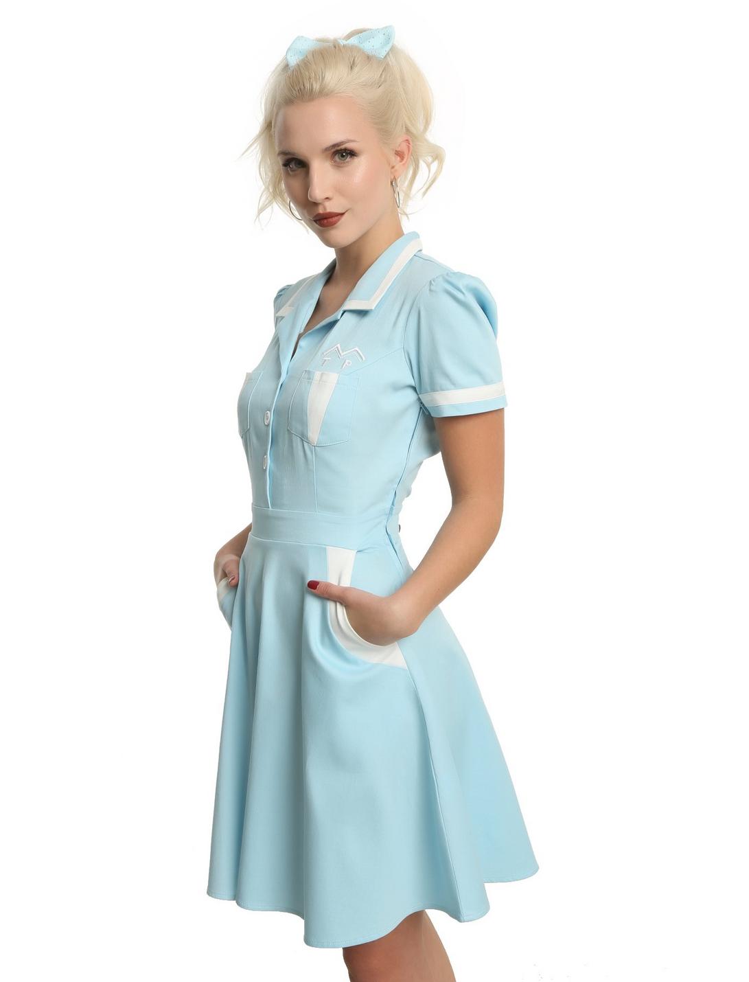 Twin Peaks Double R Diner Waitress Cosplay Dress, MULTI, hi-res