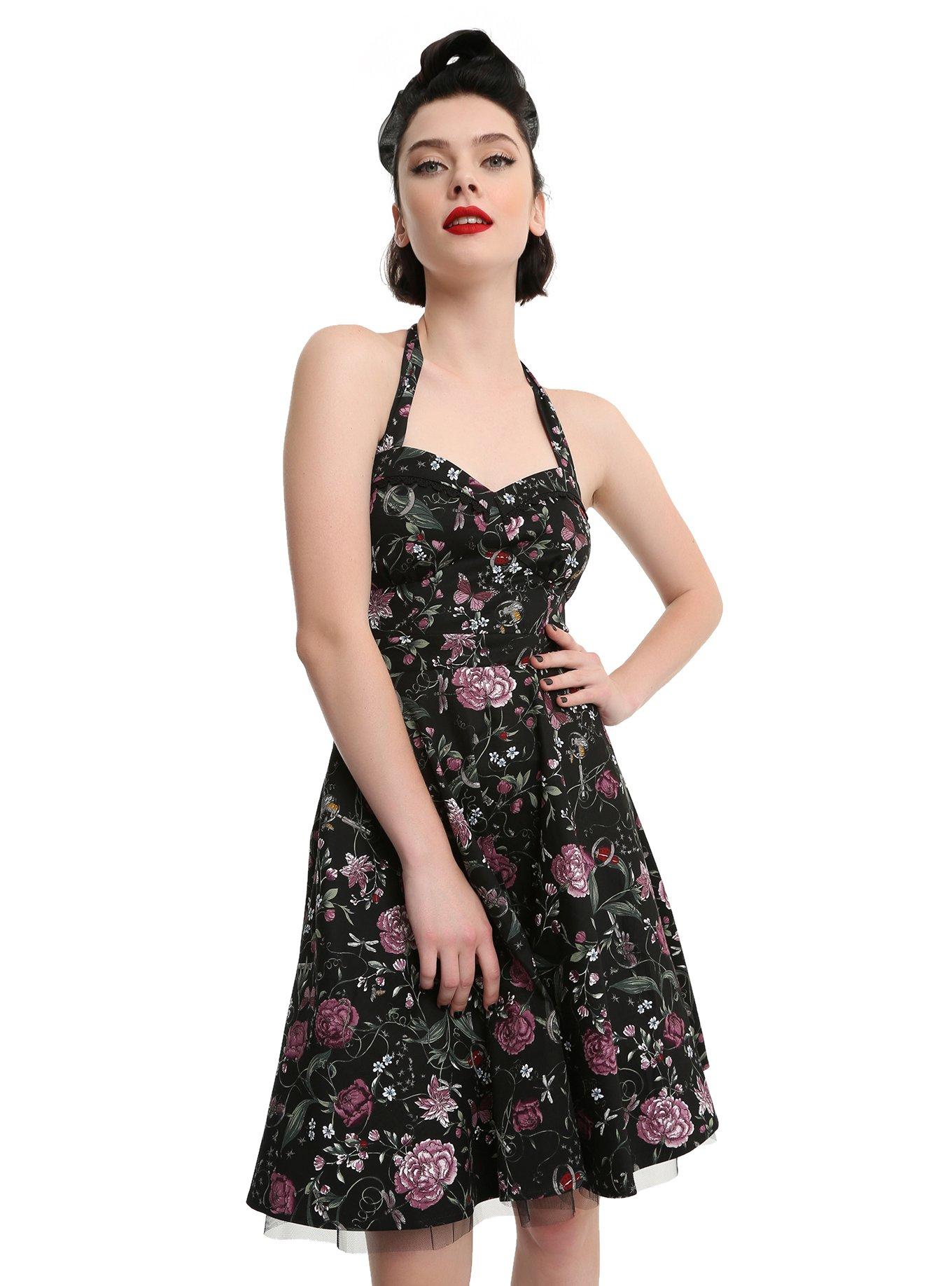 Floral Insect Swing Dress | Hot Topic