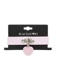 Blackheart Pink Heart Faux Leather Bracelet, , hi-res