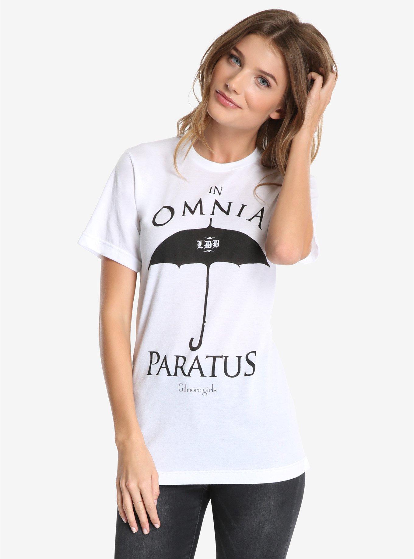 Gilmore Girls In Omnia Paratus Womens Tee, WHITE, hi-res